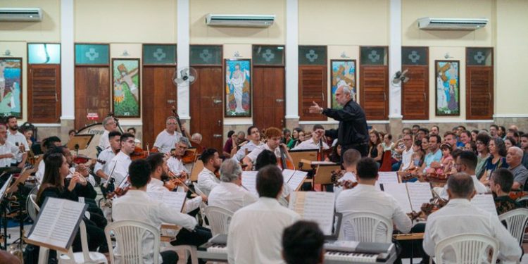 Orquestra Sinfônica da Paraíba leva projeto OSPB nos Bairros à Igreja de N. S. de Fátima, em Miramar