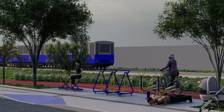 Bairro do Jacaré vai ganhar academias ao ar livre, passeio público e ciclovia ao longo de sua rua principal
