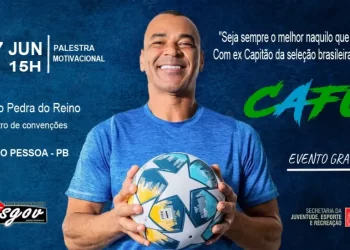 Prefeitura de João Pessoa promove palestra com Cafu, ex-capitão da Seleção Brasileira