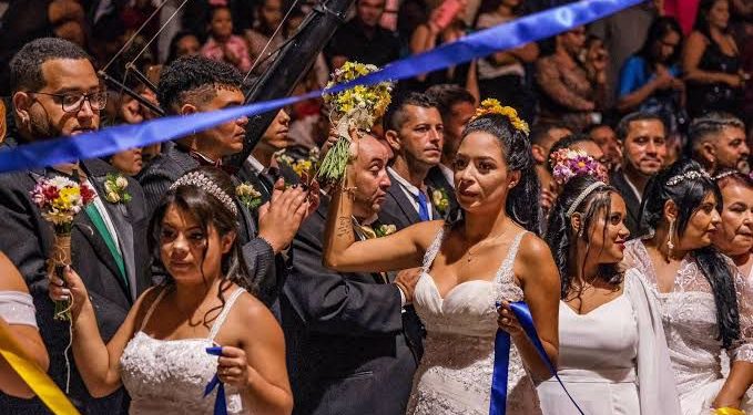 Casamento Coletivo 2024 acontece nesta quarta-feira (12), no tradicional Dia dos Namorados