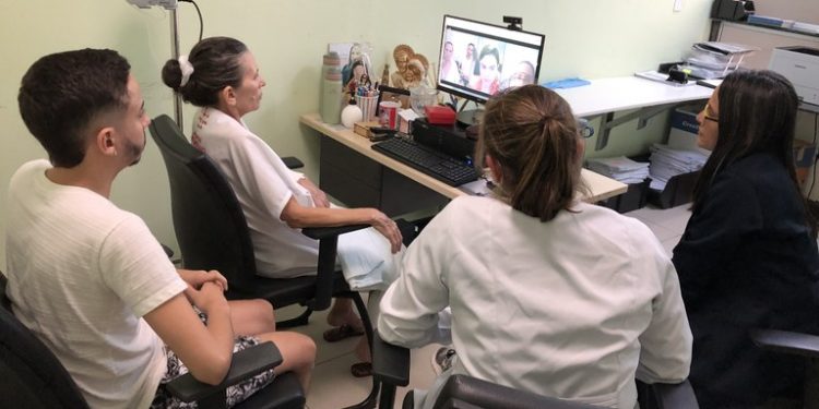 Hospital Metropolitano realiza primeira teleconsulta oncológica do programa Paraíba Contra o Câncer na unidade