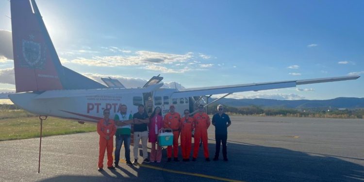Feito inédito: sangue é transportado de João Pessoa em aeronave para salvar paciente grave em Catolé do Rocha