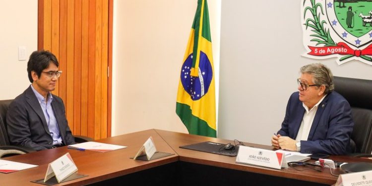 Governador recebe presidente da Mitsui no Brasil e diretoria da PBGás e discute investimentos na expansão da rede de gás