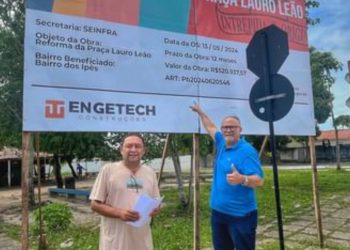 Marcílio do HBE destaca início das obras em praça do bairro dos Ipês, em João Pessoa