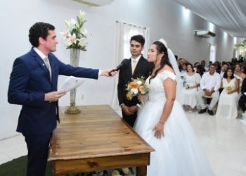 25 casais dizem ‘Sim’ durante casamento coletivo em Itabaiana