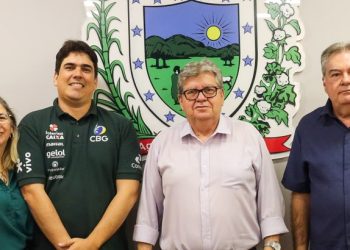 João Azevêdo confirma realização de Campeonato Brasileiro de Ginástica Artística na Paraíba com presença de Rebeca Andrade