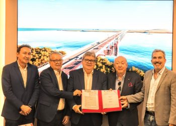 Governador assina contrato para construção da Ponte do Futuro, complexo rodoviário que interligará Cabedelo, Santa Rita e Lucena