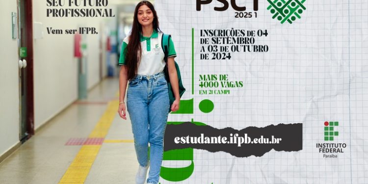IFPB: mais de 4 mil vagas em cursos técnicos para 2025