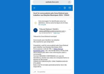 TRE-PB faz alerta para mensagem falsa sobre convocação de mesárias e mesários