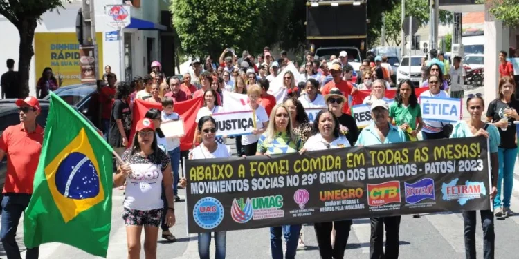 Movimentos sociais decidem não realizar o “Grito dos Excluídos” em Patos
