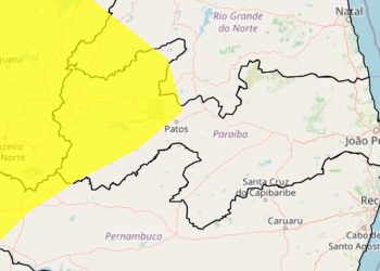 Inmet emite alerta de vendaval para 116 cidades da Paraíba