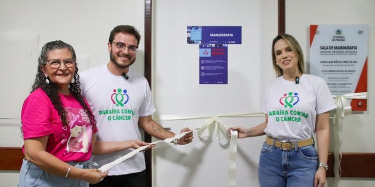 Saúde abre Caravana Paraíba Contra o Câncer, em Sousa, com atendimentos especializados e inauguração de mamógrafo