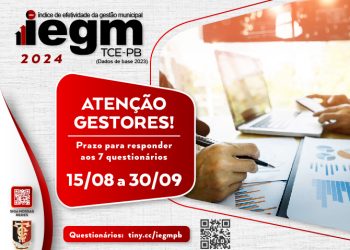 TCE Paraíba realiza coleta de dados para o IEGM 2024