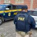 PRF flagra veículo de prefeitura realizando transporte irregular de produtos