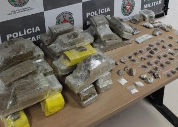Polícia Militar apreende mais de 40 quilos de drogas no final de semana