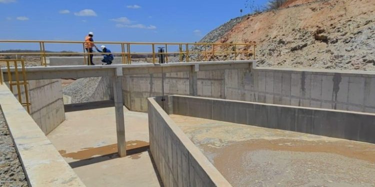 Governo Federal inicia testes do primeiro trecho do Ramal do Apodi, na Paraíba