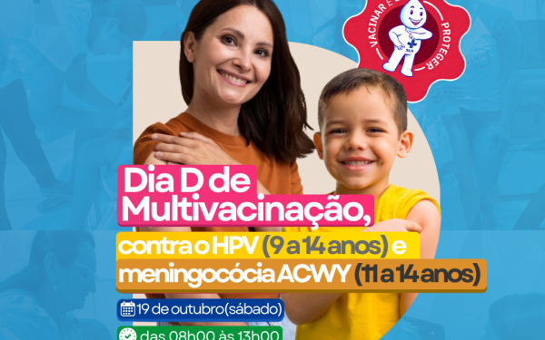 Prefeitura de Cajazeiras realiza Dia de Multivacinação no próximo sábado contra HPV e Meningites