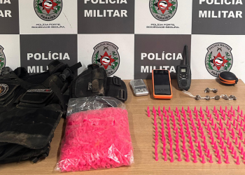 Polícia Militar prende suspeito e apreende drogas na zona sul da Capital