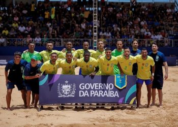 Paraíba Beach Games: Brasil vence as duas partidas contra a Colômbia e ganha o Desafio Internacional de Futebol de Areia