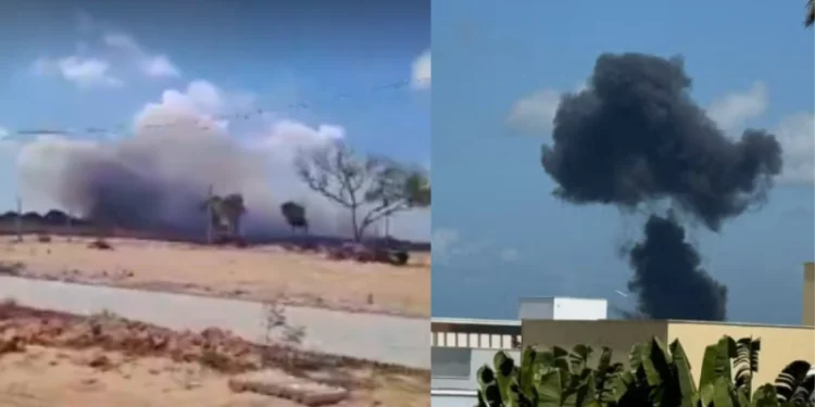 Avião da Força Aérea Brasileira cai em Parnamirim, no Rio Grande do Norte