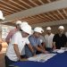 Prefeito, secretários e presidente da CMJP visitam obra da nova sede