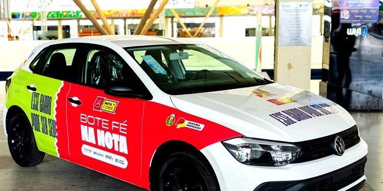Nota Cidadã sorteia carro zero quilômetro para compras com notas fiscais em dezembro