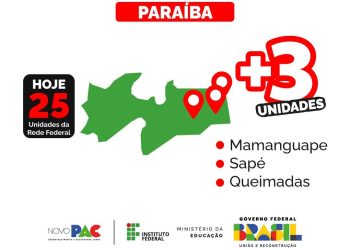Governo Federal publica edital de licitação para a construção do Campus do IFPB em Mamanguape