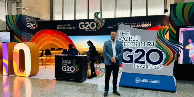 Cícero Lucena e secretário de Meio Ambiente participam de encontro que reúne principais economias do mundo