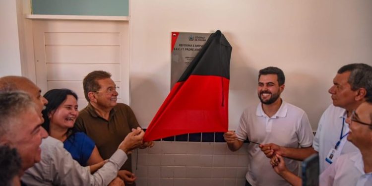Governador em exercício Adriano Galdino inaugura escola cidadã integral em Santa Luzia