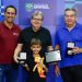 Governador participa de cerimônia de premiação de atletas e recebe homenagem pelo apoio aos Jogos da Juventude