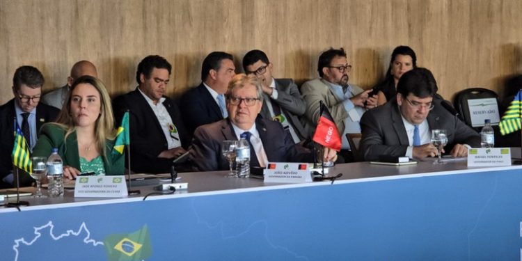 João participa de reunião do Fórum de Governadores com ministro Ricardo Lewandowski e discute PEC da Segurança Pública