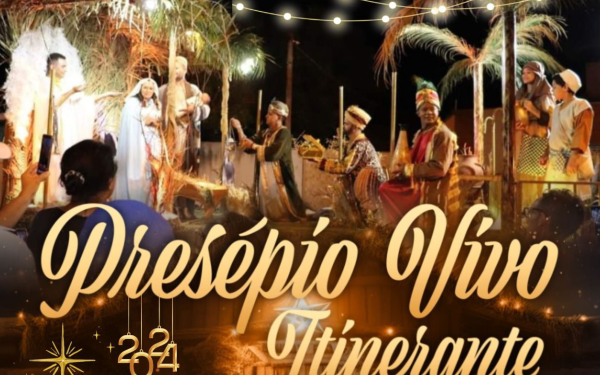 Cajazeiras celebra o Natal com o Presépio Vivo Itinerante nos dias 14 e 15 de dezembro