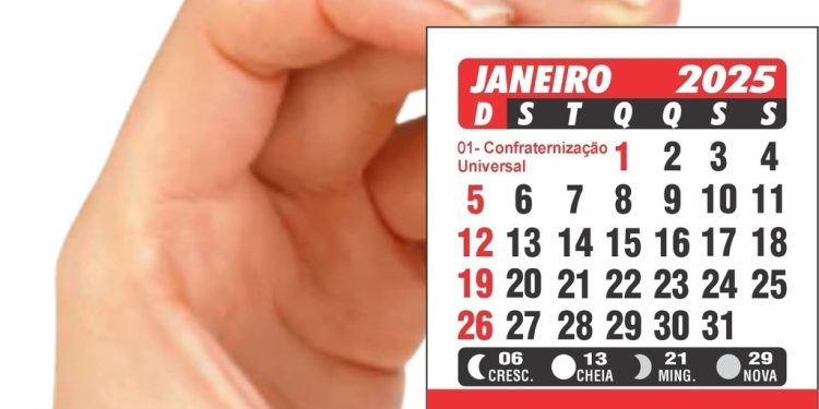 Saiba quais são os feriados e pontos facultativos de 2025