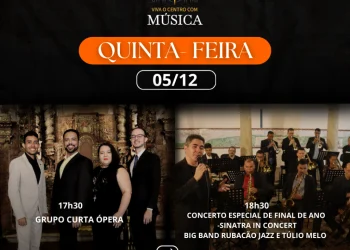Túlio Melo e Big Band Rubacão Jazz fazem concerto especial em homenagem a Frank Sinatra