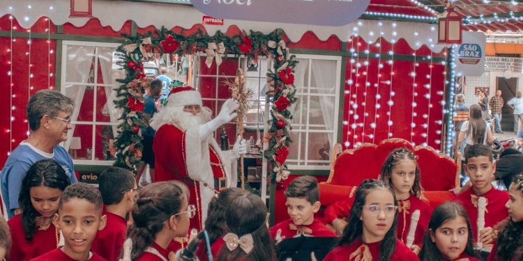 Em tarde festiva, CDL lança campanha Natal Premiado e inaugura Casa do Papai Noel