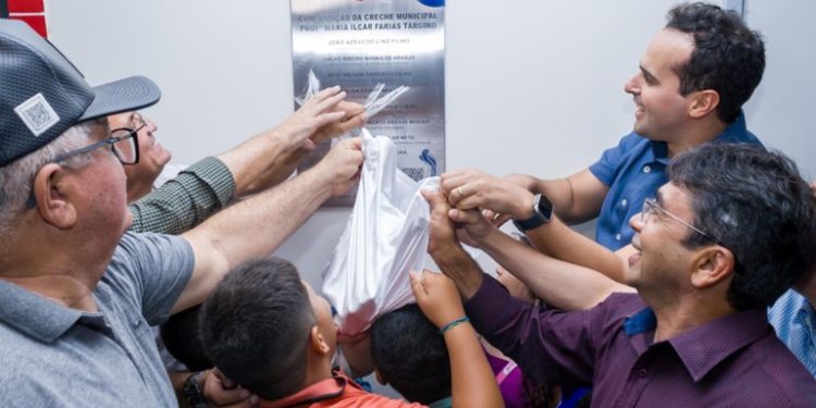 Vice-governador inaugura creche em Araruna e destaca investimento na educação infantil na Paraíba