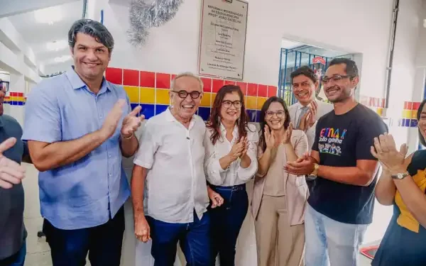 Cícero Lucena entrega Escola João Gadelha de Oliveira Filho, a 41ª unidade de ensino reformada e modernizada