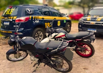 Em menos de 15 minutos PRF na Paraíba apreende mais três motos adulteradas e furtadas