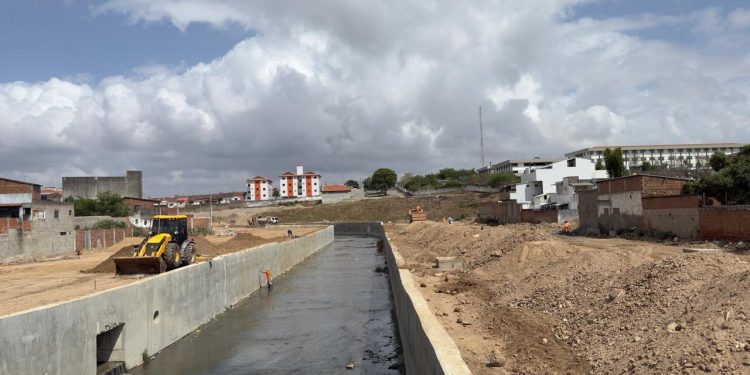 Obras da terceira etapa do Canal de Bodocongó já estão em andamento