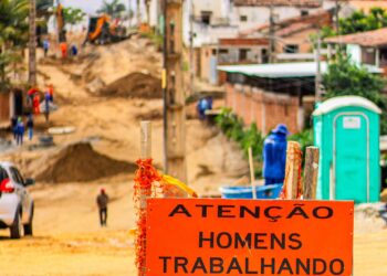 Em Campina Grande: obras da Avenida Félix Araújo atingem mais de 80% de serviços executados