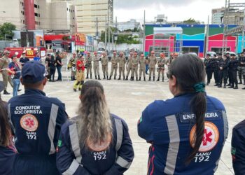 SAMU e STTP participam neste domingo de exercício simulado de emergência em shopping de Campina Grande