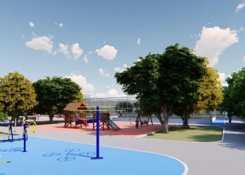 Cícero Lucena autoriza início das obras de praça na Ilha do Bispo e anuncia construção de creche no bairro