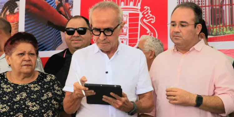 Cícero Lucena autoriza pavimentação em 22 ruas de três bairros e projeta transformação na região do Jardim Veneza com um novo Cemapi