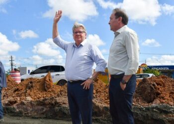 Governador inspeciona obras de mobilidade urbana em João Pessoa que somam investimentos de R$ 95 milhões