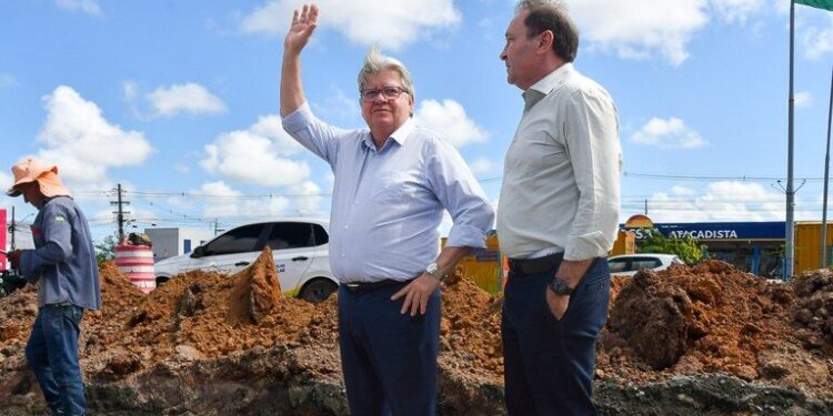 Governador inspeciona obras de mobilidade urbana em João Pessoa que somam investimentos de R$ 95 milhões