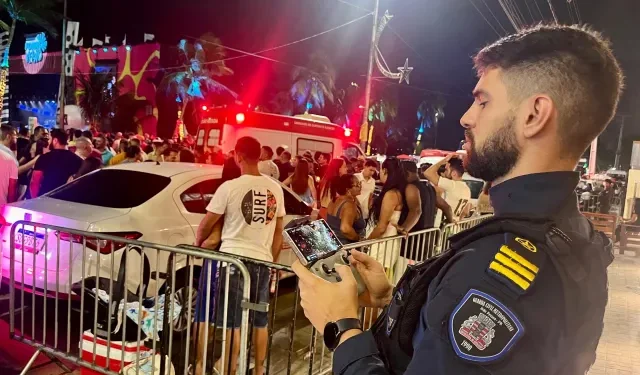 Guarda Civil Metropolitana atua no Festival Forró Verão com drones, câmeras, efetivo a pé e motorizado