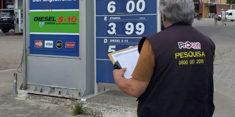 Procon-JP notifica postos de combustíveis para justificarem aumento de preço da gasolina