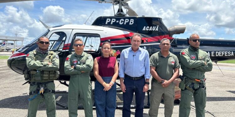 Governo do Estado realiza sobrevoo em Baía da Traição e Mataraca para inspecionar situação de calamidade e tomar providências em virtude das chuvas