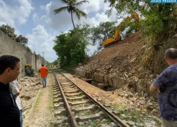 Defesa Civil mantém interdição de trecho da linha férrea entre as estações João Pessoa e Mandacaru