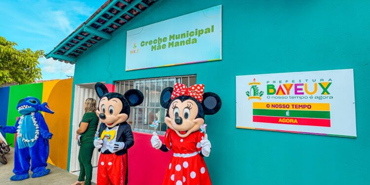 Bairro Mário Andreazza, em Bayeux, ganha primeira creche com três turnos da Paraíba